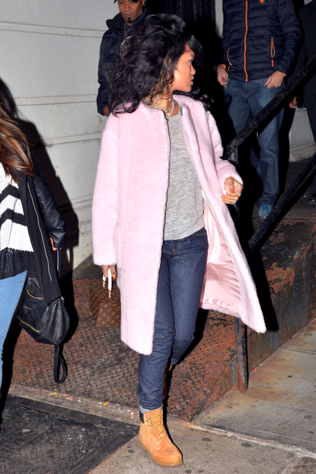 Rihanna Spotted In New York