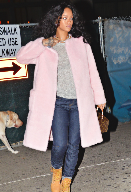 Rihanna Spotted In New York