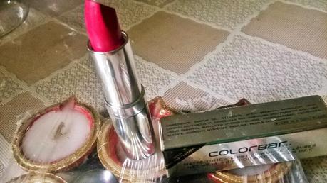 Colorbar Matte Touch Lipstick in Tooty Fruity Review, Swatches & LOTD