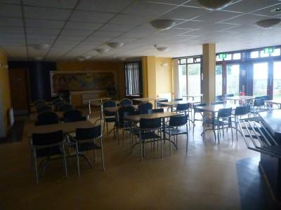 Backpacking in Northern Ireland: Staying in the Bushmills Hostel, North Coast The massive dining room