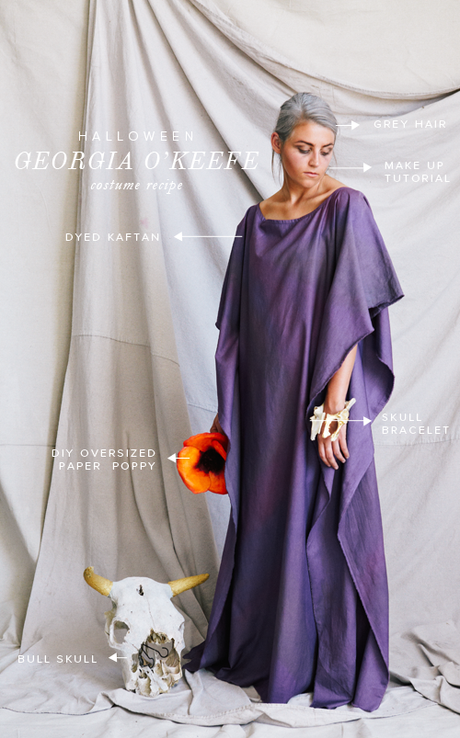 Georgia O'Keefe costume recipe Georgia O'Keefe costume recipe