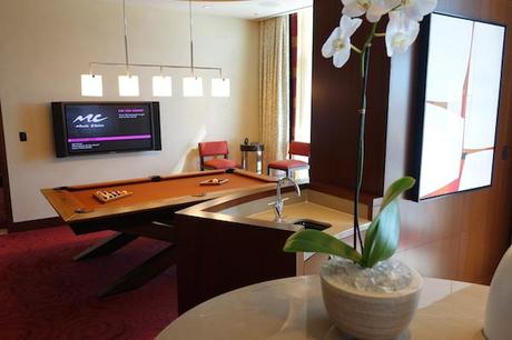 ARIA Las Vegas: A Thousand Ways to Say “Wow!” Pool room in a penthouse Sky Suite