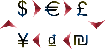 Image used to convey the idea of currency conv... Image used to convey the idea of currency conv...