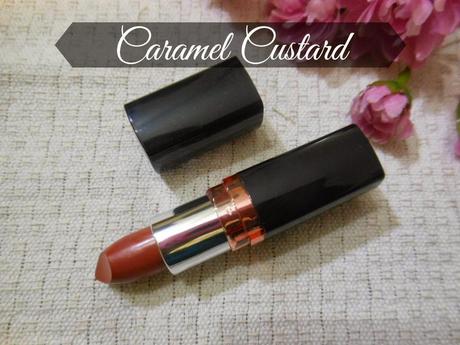 Maybelline Color Show Lipstick Caramel Custard (309) : Review, Swatch, FOTD