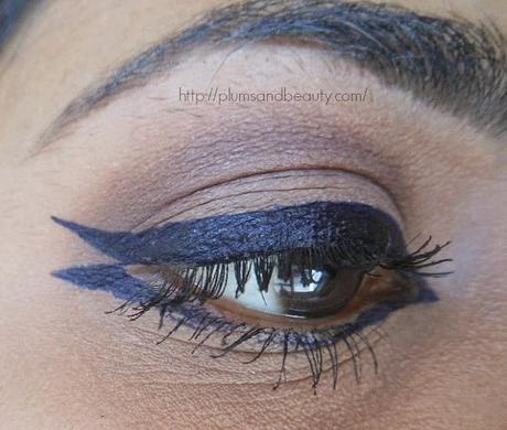 4 Ways of Styling Eyes with Oriflame The One Eyeliner Stylo Blue