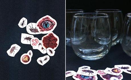 trick or treat tattoo glasses halloween tattoo glasses