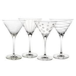 Mikasa - Cheers Barware Set of 4 Martini Glasses
