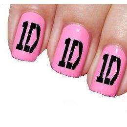 One Direction Nail Art Transfer