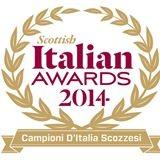 Scottish Italian Awards – 2014 finalists Italian awards Glasgow thistle hotel Aldo zilli