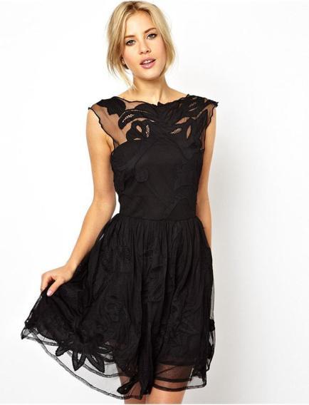 little black dress What to wear to a winter wedding 2014
