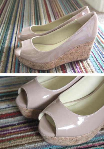 tuesday shoesday nude peep toe wedge heel summer shoes 2013 from next What to wear to a winter wedding 2014