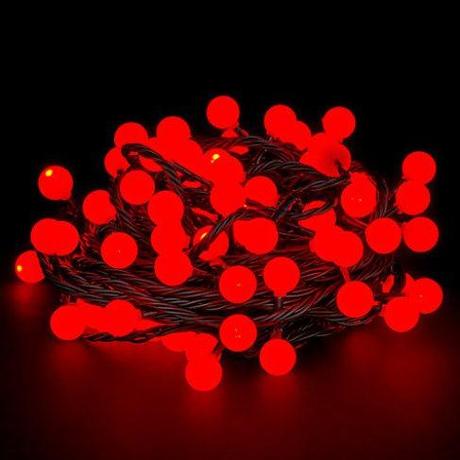 red berry christmas fairy lights Thrifty fairy lights for Christmas AND Halloween!