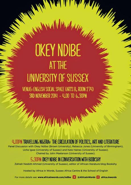 In Conversation with Okey Ndibe: 3rd November at the University of
Sussex