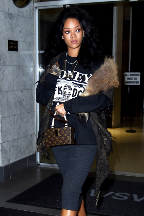 Rihanna Out And About In New York