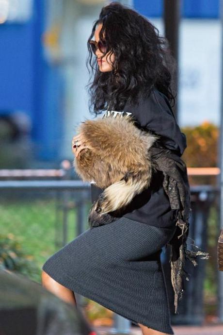 Rihanna Out And About In New York