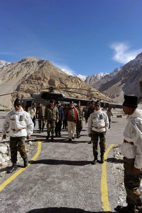 Prime Minister Sri Narendra Modi visits Siachen and meets our SOLDIERS