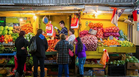 5 Reasons why Santiago is the Most Underrated South American City For Tourism Shot of a Small Vendor at La Vega in the Evening