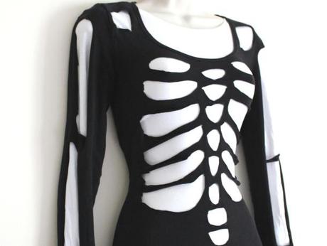 Pieday Friday ~ My ideal Halloween dinner party diy skeleton header image