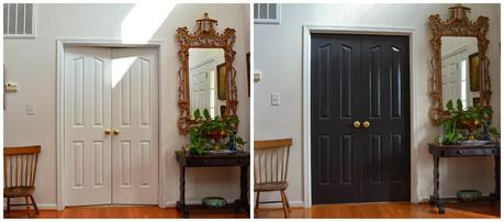 Interior doors-a before and after