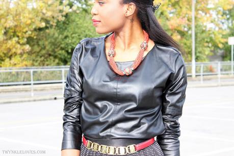 Today I'm Wearing: Textures With Hints Of Red Today I'm Wearing: Textures With Hints Of Red