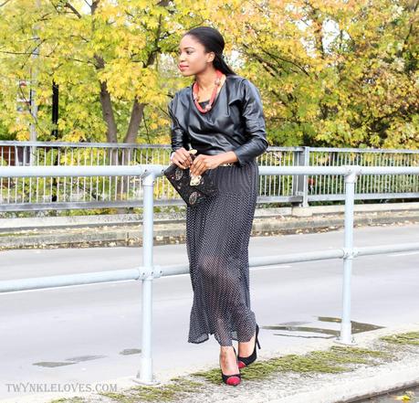 Today I'm Wearing: Textures With Hints Of Red Today I'm Wearing: Textures With Hints Of Red