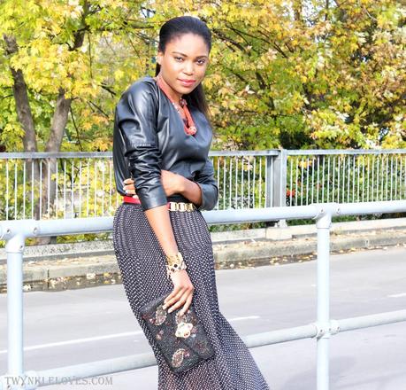Today I'm Wearing: Textures With Hints Of Red Today I'm Wearing: Textures With Hints Of Red