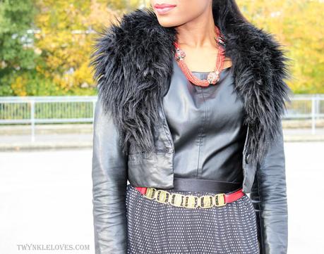 Today I'm Wearing: Textures With Hints Of Red Today I'm Wearing: Textures With Hints Of Red