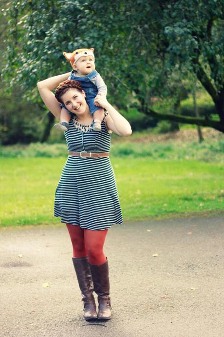Mama+baby style: the cat and the fox Mama+baby style: the cat and the fox | www.eccentricowl.com