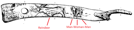 Human evolution weekly update: Old DNA, old art & sexy men A palaeolithic engraving possibly showing a woman hunting.