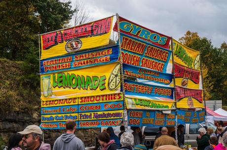 Experiencing the Bridge Day Festival at the New River Gorge in West Virginia Bridge Day Festival food