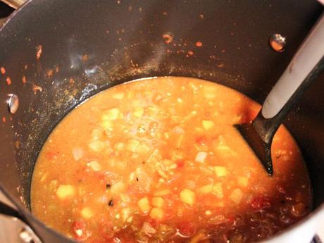 Vegetarian Tortilla Soup with Black Beans IMG_0359