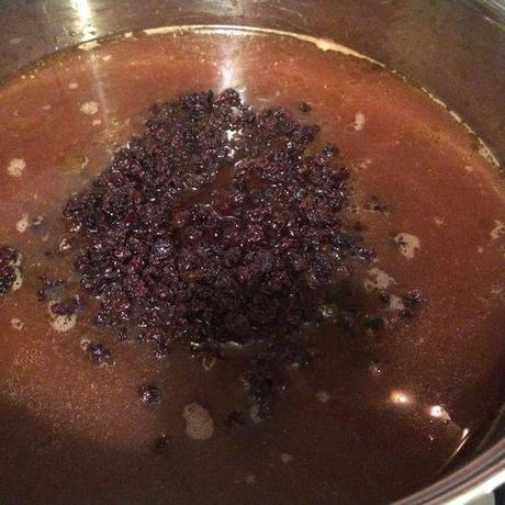 Bubbling in the Cauldron: Pear Butter with Figs and Currants