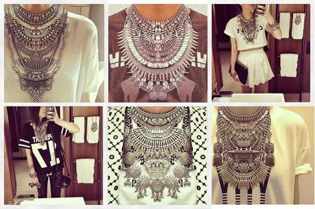 How to Style-Ways to wear Statement Necklace