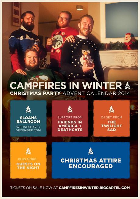 Campfires In Winter Christmas Party