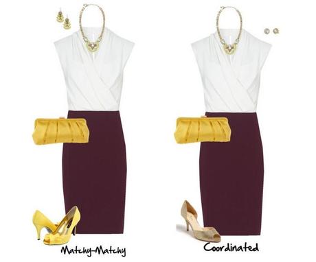 Accessorizing: How to Look Coordinated vs. Matchy-Matchy
