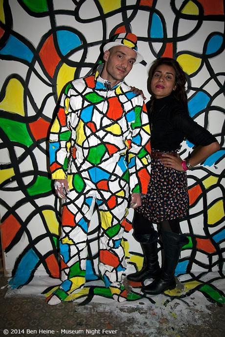 Artist Ben Heine with Agent Najwa Borro