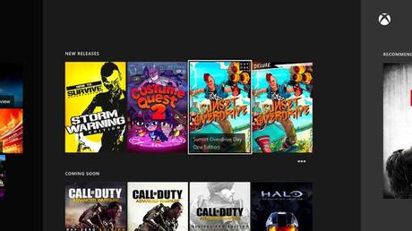 This is what the new Xbox One Store interface looks like