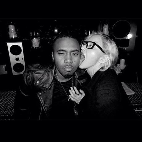 Nas & Madonna Hit The Studio Together Nas & Madonna Hit The Studio Together