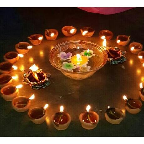 Instagram Update!! Diya Rangoli
