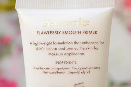 Accessorize Flawlessly Smooth Primer Review Accessorize Flawlessly Smooth Primer Review
