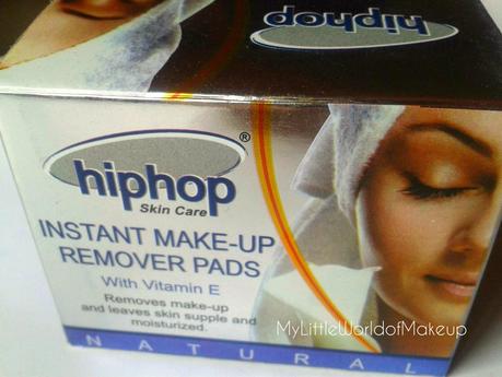 Hiphop Instant Make - up Remover Pads Review Hiphop Instant Make - up Remover Pads Review