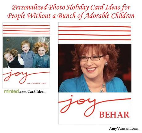 Personalized Photo Holiday Card Ideas for People Without a Bunch of Adorable Children joybehar