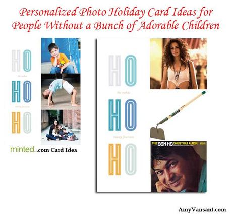 Personalized Photo Holiday Card Ideas for People Without a Bunch of Adorable Children ho