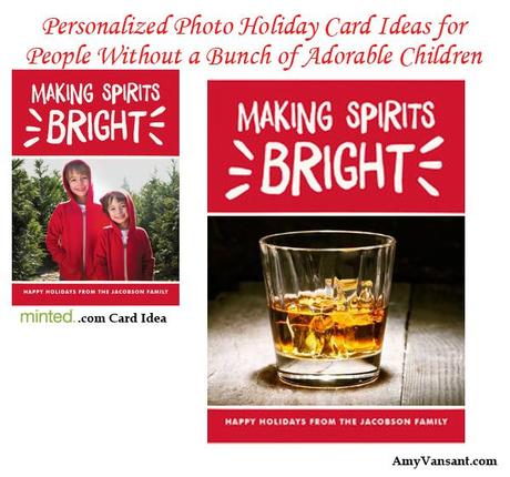 Personalized Photo Holiday Card Ideas for People Without a Bunch of Adorable Children spirits