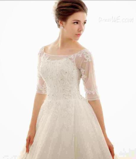 Modest Wedding Dresses and Chic Boots from DressWe