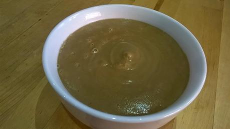 Caramelised onion & aduki bean soup
