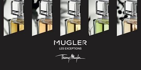 The five fragrances of Mugler Les Exceptions