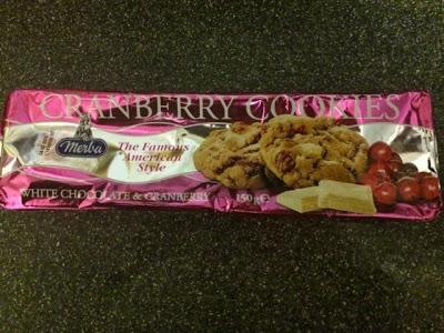 Today's Review: Merba Cranberry Cookies Today's Review: Merba Cranberry Cookies