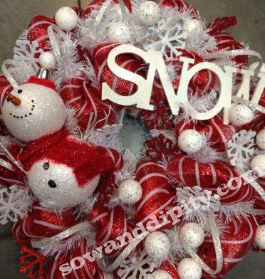 14 Designer Christmas Wreaths Snowman