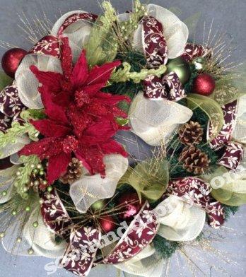 14 Designer Christmas Wreaths Cheer Wreath